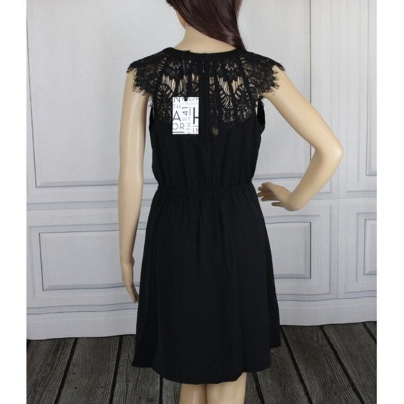 NWT Plus Stitch Fix 41 Hawthorne Black Dress M/P - Picture 3 of 9